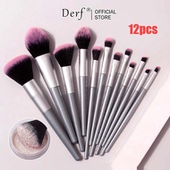 12 PCS Makeup Brush Set Eye Shadow Brush Foundation Makeup Brush Concealer Brush Eye Shadow Brush Po