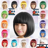 rambut palsu pendek comel wanita perempuan pelbagai warna ss4264ss