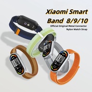 For Xiaomi Smart Band 8 | 9 | 10 Strap Ceramic NFC Nylon Magnetic Band Official Original Metal Conne