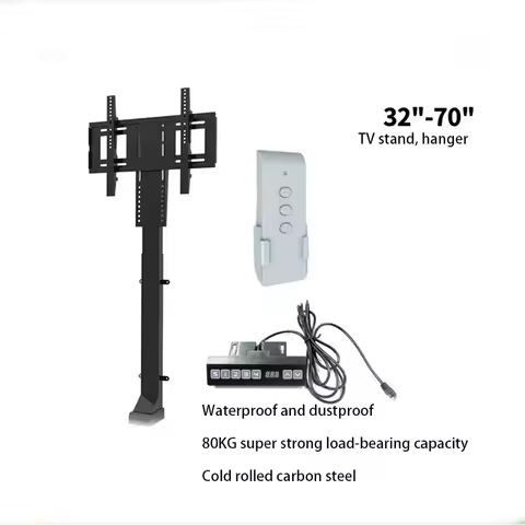 TV Electric Lifting Bracket Monitor Lifting Base And Monitor Lifting Table For Sizes Ranging From 32