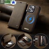 XHHsimpleCute Casing 2-in-1 strong magnetic leather phone case For IPhone 17 16 15 14 13 12 Pro MAX 