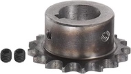 HARFINGTON 06B Roller Chain Sprocket 17T Pitch 3/8" 22mm Bore A3 Carbon Steel Motor Drive Gear