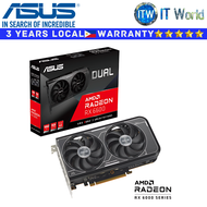 Itw | ASUS RX 6600 V3 Dual 8GB GDDR6 AMD Radeon Graphic Card (DUAL-RX6600-8G-V3)