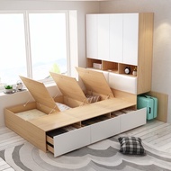 Bed with Wardrobe Customize Tatami Bed with Storage King Storage Bed Frame Tatami Bed Storage Bed Si