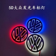 5D Car Logo Light Suitable for Volkswagen Luminous Logo Bora Volkswagen Light LED Light Cold Light L