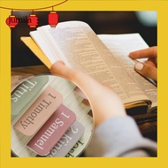 [JU] Clear Font Bible Labels Bible Labels Colorful Bible Index Stickers Easy to Use Durable Tabs for Organizing Your Bible Perfect for Southeast Asian Buyers