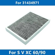 Car Cabin Air Filter Conditioner 31434971 For VOLVO S60 S90 V60 V90 XC60 XC90 II 2.0 B3~B6 D3~D5 T4~