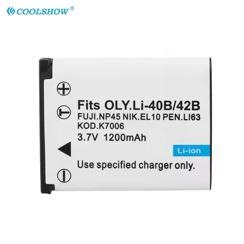 1200mah Battery EN-EL10 EN EL10 NP-45 Li 40B Li 42B for Olympus Nikon Fujifilm Kodak Digital Camera 