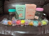Lulu豬 一套10粒lulu冰塊 + 大細玻璃杯各一