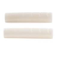 Musiclily Pro 43x5x9mm Flat Bottom Slotted Bone Nut for 6 String YAMAHA A Series and FG Series Acous
