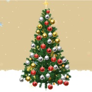 Set of 6 Patterned Balls E73 6cm Christmas Tree Decoration