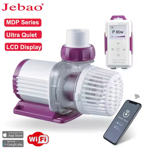 Jebao Smart LCD Display Water Pump With Wifi Control MDP5000 Quiet Wave Making Submersible For Fish 