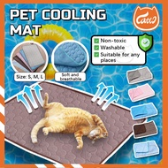 CATTO Dog Cat Summer Cooling Mat Dog Cat Bed Pad Blanket Sofa Washable Cushion Ice Silk Carpet Pet B