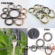 CHIHIRO11Z9D 5/10pcs Spring O-Ring Buckles Zinc Alloy Hooks Black gold silver High quality Bag Belt 
