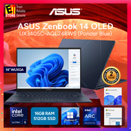 ASUS Zenbook 14 - UX3405C-AQL248WS (Ultra 5 225H/16GB/512GB SSD/Intel Arc Graphics/14" OLED Touchscr