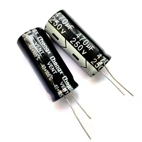 2pcs 470uF 250V 470MFD 250Volt Aluminum Electrolytic Capacitor 18*40mm Radial 470mf250v 470uf250v 25