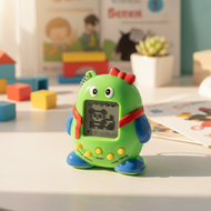 Authentic Digital Pet Virtual Toy, Mini Keychain Game for Kids. Retro 90s Pocket Gift, Fidget Toy fo