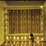 Decorative curtain lights LED string lights 3x3m 320LED outdoor stage backdrop party decorative ligh