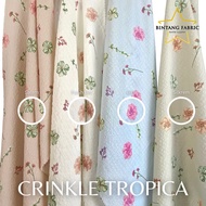 Crinkle Cringkle Tropica Fabric 0.5 meters