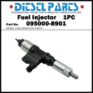 Fuel Injector 095000-8901 for ISUZU NPR NQR NRR FRR FSR FTR FVR FSS 5.2d 7.8d / 4HK1 6HK1 8-98151837