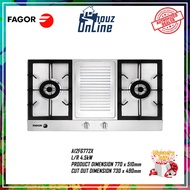 [STOCK CLEARANCE] FAGOR STAINLESS STEEL HOB A12FG772X F.O.C FREE GIFT