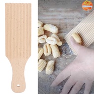 INTOO 3PCS Gnocchi Board, Beech Wood Paddle Shape  Making Tool, Durable Easy Clean Ridged Surface Gn