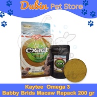 Kaytee Exact High Fat Repack 200 gr Hand Feeding Formula bird Feeding REPACK 200 grams