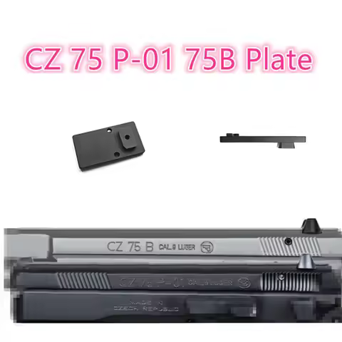 Metal Optic Mount Plate for CZ 75 Compact 75B 75D 85B 97B 97D SP-01 P-01 Shadow Fit Red Dot Sight SE