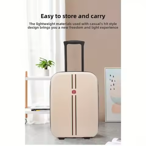 New Foldable Carry On Luggage 20 Inch 24 Inch Lightweight Suitcase for Travel Business Compact Foldi
