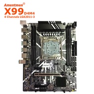 Jenama X99 D4M4 Cip Asli 4 Saluran DD44 Motherboard Dropshipping Dalam Stok