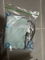 Coach 淺藍色長銀包