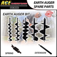 Earth Auger Bit Spare Part - [ BIT , EXTENSION , SPRING ] OGAWA HARZ OKAZAWA DAIHUU SOHOKU
