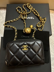 Chanel mini 金球錢包