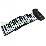 88 Key Electronic Piano Keyboard Silicon Flexible Roll Up Piano with Loud Speaker I200