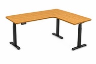 Big L-Shape Triple Motor Standing Desk｜L型三摩打升降枱｜超大工作空間｜可升級三節升降｜2.5cm加厚桌板｜承重200kg