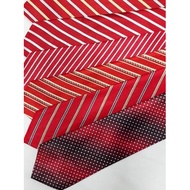 MERAH Red tie - red striped tie - red striped tie - patterned red tie - men's tie - tie