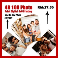 4R 100 Photo Print Digital 4x6 Printing 1 free A4 size photo same day delivery