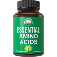 All 9 Essential Amino Acids Supplement. Capsules with 3X More Leucine(packaging may vary)