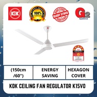 KDK CEILING FAN  K-15V0 (2 UNIT) - KDK WARRANTY MALAYSIA