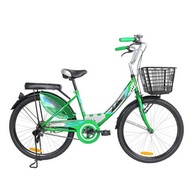 LA Bicycle จักรยานแม่บ้าน รุ่น ซิตี้ ล้อเหล็ก 24" - LA Bicycle, Home &amp; Garden