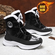 Winter Hot-Selling Thickened Fleece-Lined Women's Snow Boots Size 36-44 Men's Cold-Proof Non-Slip Sk
