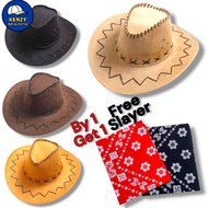 Cowboy Hat - Adult American Cowboy Hat - Imported Cowboy Hat - Cowboy Hat Unisex Zig ZagTALI - Men's