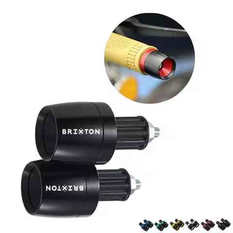 2PCS Motorcycle Handlebar Grips Cap Plug For Brixton Cromwell 125 1200 Crossfire Storr 500 Sunray Fe