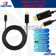 Type C to Display Port Cable Gold Plate 4K /USB Type C 3.1 Converter to DP Display Port Cable USB C 