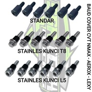 Bolt Cover CVT Nmax Aerox Lexi Xmax Stainless Anti-Rust Xmax Cvt Screw Nmax Screw Aerox Screw