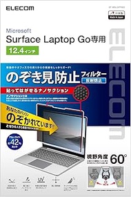 Elecom EF-MSLGPFNS2 Surface Laptop Go2 Go Anti-Peeping Filter Privacy Filter Nano Suction, 12.4-Inch
