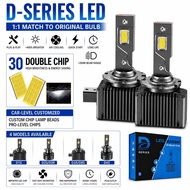 2PCS D-Series Car LED 1:1 Match Headlight Headlamp D1S D2S D3S D4S D5S D8S Super Bright Canbus LED P