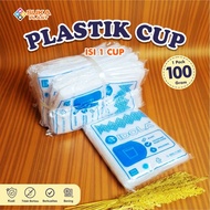 CUP PLASTIC BAG BENING CONTAINS 1 PLASTIC CUP BAG