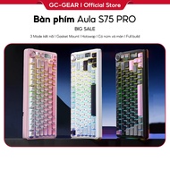 AULA S75 PRO Mechanical Keyboard - Downstream Circuit 3 Modes | LCD Screen I Knob