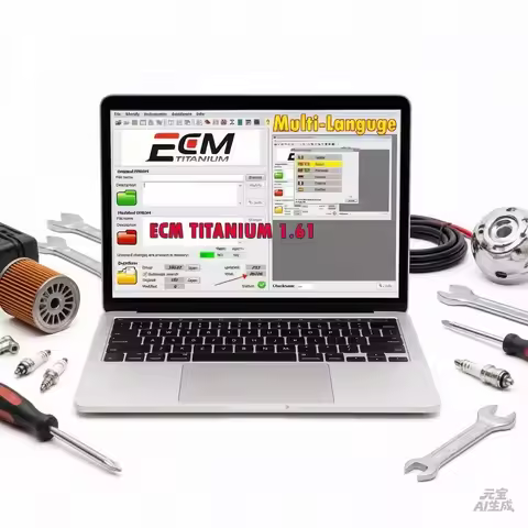 2026 Hot !ECM TITANIUM 1.61 With 26000 + Driver ECM 18259+ Drivers for ecu tool Send link or CD or U